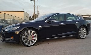 Guy Makes Salad Bowl Aero Wheels for Tesla Model S, Thinks They're Cool