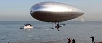 Guy Martin Attempting to Fly a Pedal-Powered Blimp over the Channel