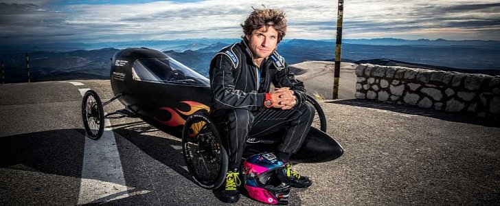 Guy Martin and his Gravity Racer