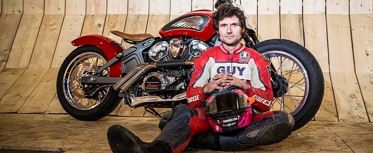 Guy Martin and the Indian Scout