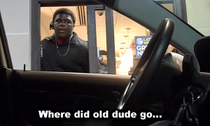 Guy Pranks Drive Through Employees by Vanishing from Car