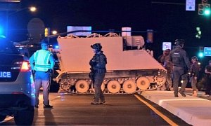 Guy Steals Tank-Like Vehicle for Joyride Through Richmond
