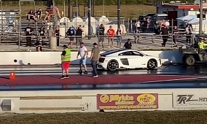 Guy Stuck to the Track Like a Fly Is Why Drag Strip Results Are So Next Level