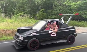 Guy Tunes His Ford Festiva to Beat Dom Toretto in a Redneck Fast & Furious Race