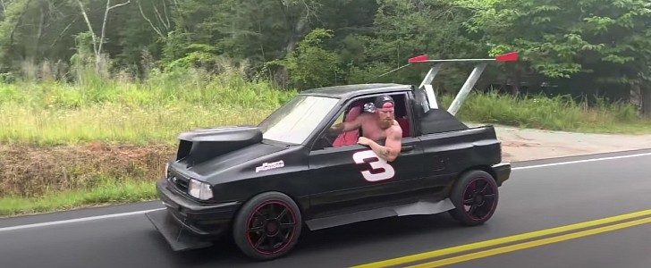 Ginger Billy is back with another crazy idea: he turned his Ford Festiva into a race-ready machine