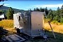 Guy Turns Cargo Trailer Into Off-Grid Camper That Also Serves as a Mobile Workstation