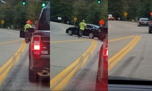 Guy Witnessing Road Rage Acts like a Golden Retriever That's Been Shown the Ball