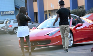 Guys Pick Up Girls in a Ferrari 458 Spider