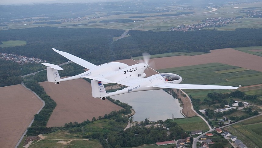 The HY4 demonstrator completed world's first piloted flights using liquid hydrogen