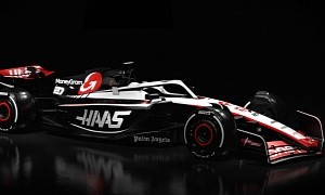 Haas Unveils All-New Black, White and Red Formula 1 Livery and Audi Must Be Fuming