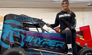 Hailie Deegan Shows Her Micro Racing Skills in Preparation for the Tulsa Shootout