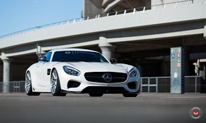 Hamana Japan Gives Widebody Mercedes-AMG GT Some New Vossen Wheels