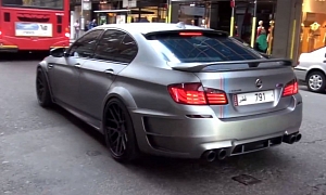 Hamann BMW F10 M5 Spotted in London, Sounds Great!