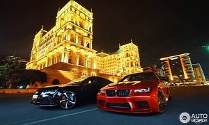 Hamann BMW M5 Poses Next to Audi RS7 in Azerbaijan