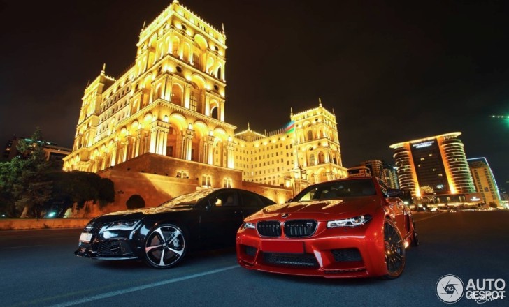 Hamann BMW M5 Poses Next to Audi RS7 in Azerbaijan 