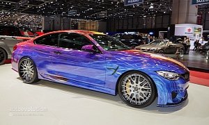 Hamann Brought Out a Color Explosion Atop a BMW M4 in Geneva