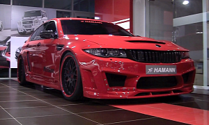 Hamann Mi5Sion F10 M5 Spotted in Dubai. This Time It's Red