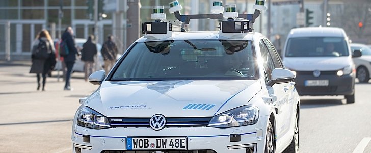 Autonomous Volkswagen e-Golf