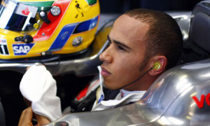 Hamilton Heavily Crashes Car in Hockenheim Practice