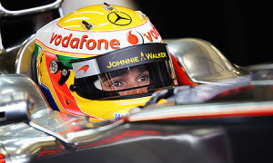 Hamilton Set Fastest Time in Abu Dhabi P2