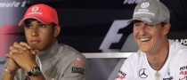 Hamilton Writes Off Schumacher as 2011 Title Rival