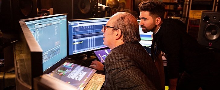 Hans Zimmer and BMW's Renzo Vitale working on electric car sounds