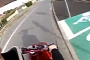 Hard Wobbling and Funny Crash for Scooter Rider