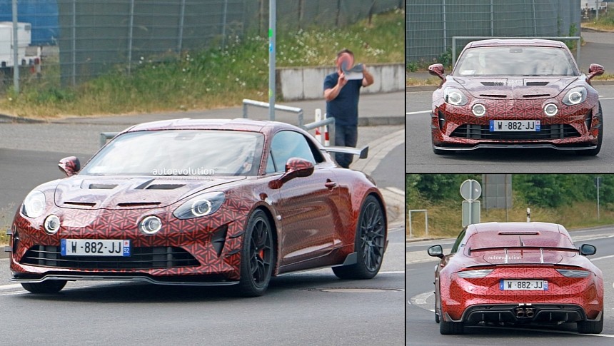 2024 Alpine A110 RS prototype (name not yet confirmed) 