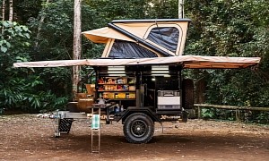 Hardkkor Xplorer Is Both a Utility Trailer for the Job Site and a Shelter for the Campsite