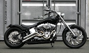 Harley-Davidson 2 Bent Looks Like It Has Nine Knives Inside Each Wheel