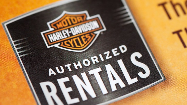 Harley-Davidson Advertises Rentals