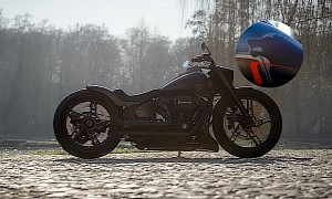Harley-Davidson Black Dog Is a Bad Omen on Wheels, Someone Is Not Afraid to Ride It