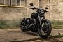 Harley-Davidson Black Mustang Is a Wheeled Wild Horse Snapped in a Last of Us-Like Setting