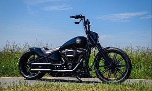 Harley-Davidson Black Soul Is So Dark Not Even Light Seems to Escape It