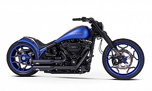 Harley-Davidson Blue Breakout Wonder. And Nothing Else Matters