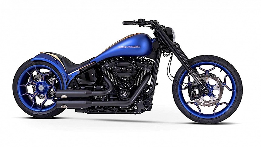 Harley-Davidson Blue Breakout Wonder 