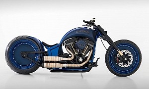Harley-Davidson Blue Giant Brings Back the Wow Factor to Custom Softails