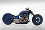 Harley-Davidson Blue Giant Brings Back the Wow Factor to Custom Softails