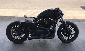Harley-Davidson Bobby Black Looks Like a Short and Stubby Rocket on Wheels