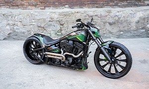 Harley-Davidson Breakout Criminal Has Serpent-Like Exhaust, Body to (Mis)Match