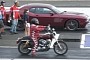 Harley-Davidson Challenges Dodge Hellcat to 1/4-Mile Race, Someone Should've Stayed Put