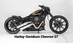 Harley-Davidson Chevron GT Is Pure Power in Both Name and Styling