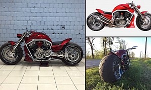 Harley-Davidson Chrome Cherry Is the Most Cheerful V-Rod You've Ever Seen