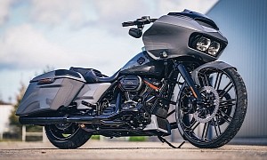Harley-Davidson CVO Road Glide Greywhaler Goes Soft on Custom Work