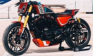 Harley-Davidson Daytona’s Red Has a Transparent Fuel Tank