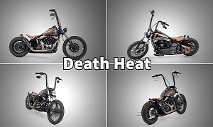 Harley-Davidson Death Heat Is How a Proper Vintage Softail Slim Should Look Like