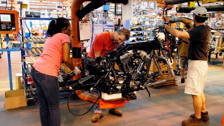 Harley-Davidson bans music from factory floors