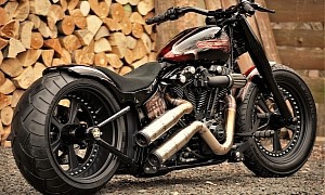 Harley-Davidson Fat Boy Plays the Hooligan Card With Extreme Styling