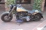 Harley-Davidson Fat Boy Ready for the Army, Rides on Black Solid-Design Wheels