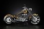 Harley-Davidson Fat Boy With Huge Headlight Also Comes With Flames So You Don’t Miss It